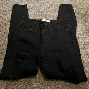 BKE Parker Universal Fit High Rise Ankle Tall Distressed size 24